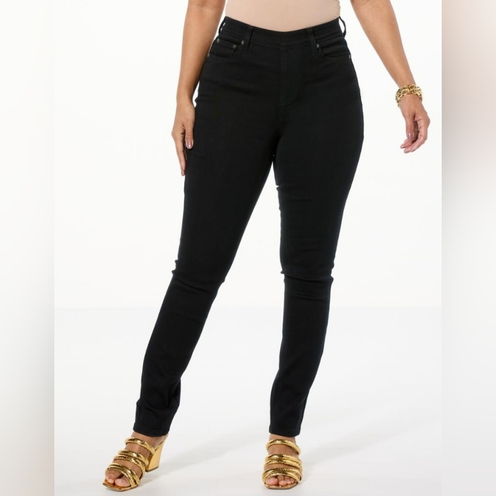 DG2 by Diane Gilman Virtual Stretch Denim Pull-On 5-Pocket Jegging